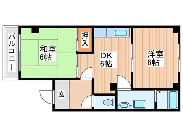 KHS BLD 横堤の物件間取画像